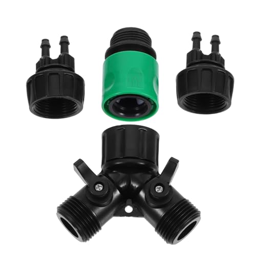 ifundom Wasserverteiler Garten Schlauch Verteiler mit Tropfbewässerungsanschluss Kompatibler Wasserhahn Adapter für Effiziente Bewässerung Mehrerer Gartenbereiche Einfache ifundom Wasserverteiler Garten Schlauch Verteiler mit Tropfbewässerungsanschluss Kompatibler Wasserhahn Adapter für Effiziente Bewässerung Mehrerer Gartenbereiche Einfache von ifundom