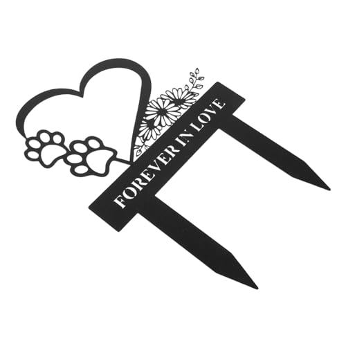 ifundom Wetterfester Metall-hundegedenkstein Garten-Dekoration Langlebiger Haustier-grabmarker mit Feiner Verarbeitung Vielseitig als Hundegrabstein Gedenkplakette für Draußen Geeignet ifundom Wetterfester Metall-hundegedenkstein Garten-Dekoration Langlebiger Haustier-grabmarker mit Feiner Verarbeitung Vielseitig als Hundegrabstein Gedenkplakette für Draußen Geeignet von ifundom