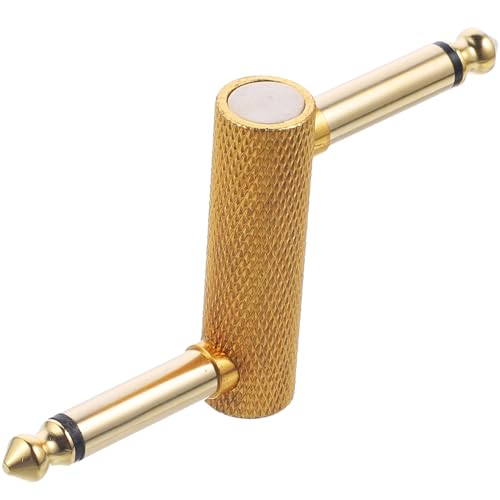 ifundom Z förmiger Pedalboard Klinkenstecker Robuster Gitarren Effektpedal Verbinder Langlebiger Pedal Koppler Geräuschlose Audioverbindung Kompatibel mit Meisten Effektgeräten von ifundom