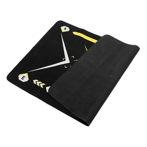 ifundom rutschfeste Fußball Trainingsmatte mit Geräuschdämmung Fußschritt Trainingspad zur Ballkontrolle Stoßdämpfender Indoor Outdoor Trainingsboden Trendigem Schwarz Gelb für Agility ifundom rutschfeste Fußball Trainingsmatte mit Geräuschdämmung Fußschritt Trainingspad zur Ballkontrolle Stoßdämpfender Indoor Outdoor Trainingsboden Trendigem Schwarz Gelb für Agility von ifundom