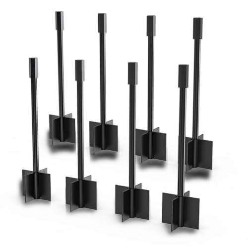IFYFUL Resin Mixer Paddles for Epoxy Mixer, Attachment for Epoxy Resin Mixer (Included 8 Pcs) (Black-Paddle) von ifyful