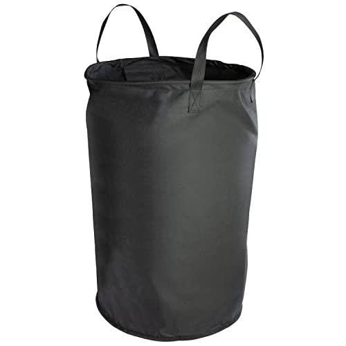 igadgitz home U7234 Polyester faltbare Wäschekorb Stoff, faltbare wäschesammler, wäschebehälter faltbar 75L - Schwarz von igadgitz home