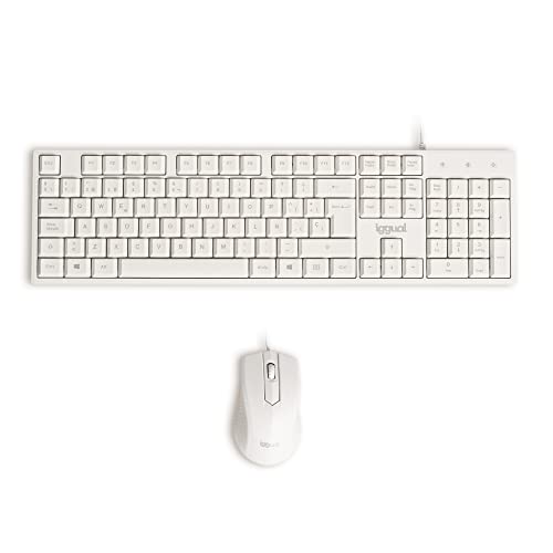 IGGUAL Kit TECLADO Y RATÓN CMK-Business Blanco von iggual