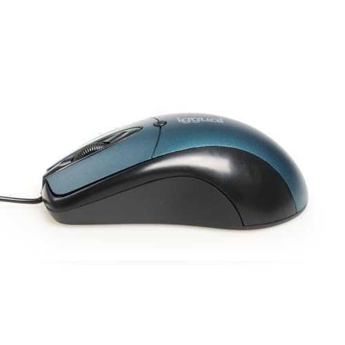 iggual RATÓN ÓPTICO COM-ERGONOMIC-XL-800DPI Azul von iggual