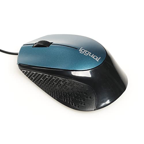 iggual RATÓN ÓPTICO COM-ERGONOMIC-R-800DPI Azul iggual RATÓN ÓPTICO COM-ERGONOMIC-R-800DPI Azul von iggual