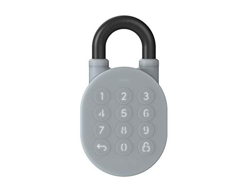 igloohome Protective Silicone Case für Smart Padlock, Zubehör, Schutzhülle für das Vorhängeschloss von igloohome, aus Silikon, Schutz gegen Kratzer und Schmutz, weiß-transparent von igloohome