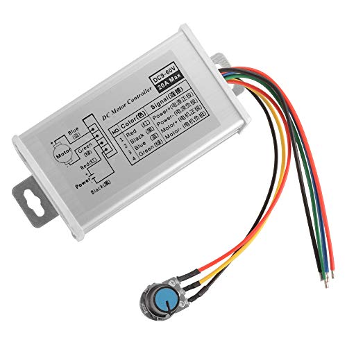 igo3D 9V 12V 24V 36V 48V 60V DC 20A PWM Motor Stepless Variable Speed Control Controller Switch with Metal Shell CCM5S igo3D 9V 12V 24V 36V 48V 60V DC 20A PWM Motor Stepless Variable Speed Control Controller Switch with Metal Shell CCM5S von igo3D