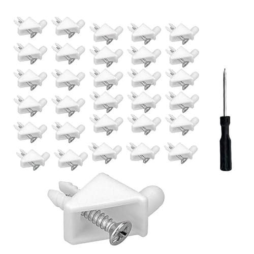30 Stück Bodenträger, Regalbodenträger 101558 passend als Ersatzteil für IKEA Regalbodenträger PAX Bodenträger für Einlegeböden Kleiderschrank, Einlegeboden Halter für Bodenhalter (30, Weiß) 30 Stück Bodenträger, Regalbodenträger 101558 passend als Ersatzteil für IKEA Regalbodenträger PAX Bodenträger für Einlegeböden Kleiderschrank, Einlegeboden Halter für Bodenhalter (30, Weiß) von iguTrail
