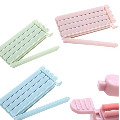 iguTrail 20cm 15Stück Verschlussclips Beutel Verschlussklammern Groß Beutelverschlussclips für Küche Lebensmittel, Essen, Sandwich, Snacks, Kaffee Beutel (15) von iguTrail