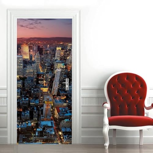 Selbstklebend Türbekleben New York Türtapete 77x200 cm, TürPoster New York Türbilder 3D Türaufkleber Dekoration Poster Tapete Türfolie, PVC Fototapete Wandtattoo Tür Tapeten m7521 Selbstklebend Türbekleben New York Türtapete 77x200 cm, TürPoster New York Türbilder 3D Türaufkleber Dekoration Poster Tapete Türfolie, PVC Fototapete Wandtattoo Tür Tapeten m7521 von igyhuij