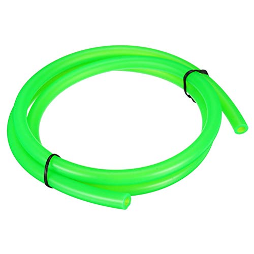 ihreesy 1m Motorrad Kraftstoffleitung Ölschlauch,5mm ID 8mm OD Universal Benzinschlauch Kraftstoffgasleitung Gummi Kraftstoffleitung Rohr Gasölschlauch Kraftstoffschlauch,Grün von ihreesy