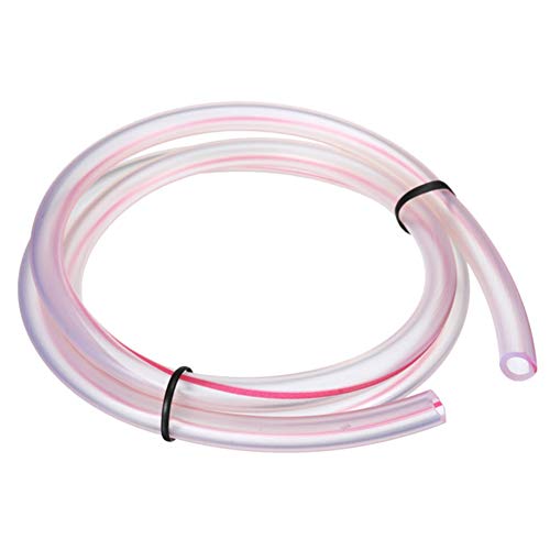 ihreesy 1m Motorrad Kraftstoffleitung Ölschlauch,5mm ID 8mm OD Universal Benzinschlauch Kraftstoffgasleitung Gummi Kraftstoffleitung Rohr Gasölschlauch Kraftstoffschlauch,Transparent von ihreesy