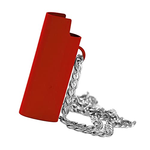 ihreesy Feuerzeug-Hülle Retro Metall Feuerzeug-Schutzhülle, Rot von ihreesy