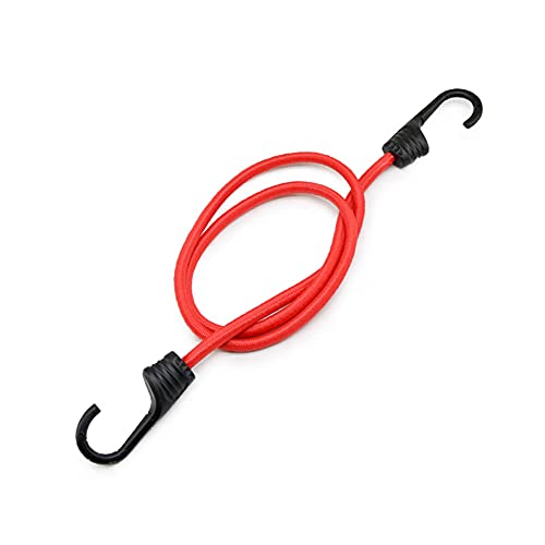 ihreesy Gepäckspanner mit Haken,60cm Elastische Spanngummi Bungee Cords Spannseil Spanngurte Expanderseile Befestigungsgurt Zurrgurt Spannband für Fahrrad Motorrad Roller von ihreesy