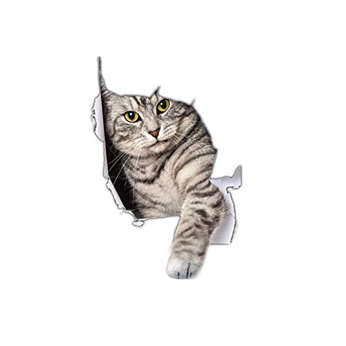 ihreesy Katzenaufkleber, 3D Katze Wandaufkleber Autoaufkleber Tier Kätzchen 3D Persönlichkeit Simulation Lustige Dekoration Aufkleber Selbstklebend Sticker Auto Styling Zubehör,#E ihreesy Katzenaufkleber, 3D Katze Wandaufkleber Autoaufkleber Tier Kätzchen 3D Persönlichkeit Simulation Lustige Dekoration Aufkleber Selbstklebend Sticker Auto Styling Zubehör,#E von ihreesy