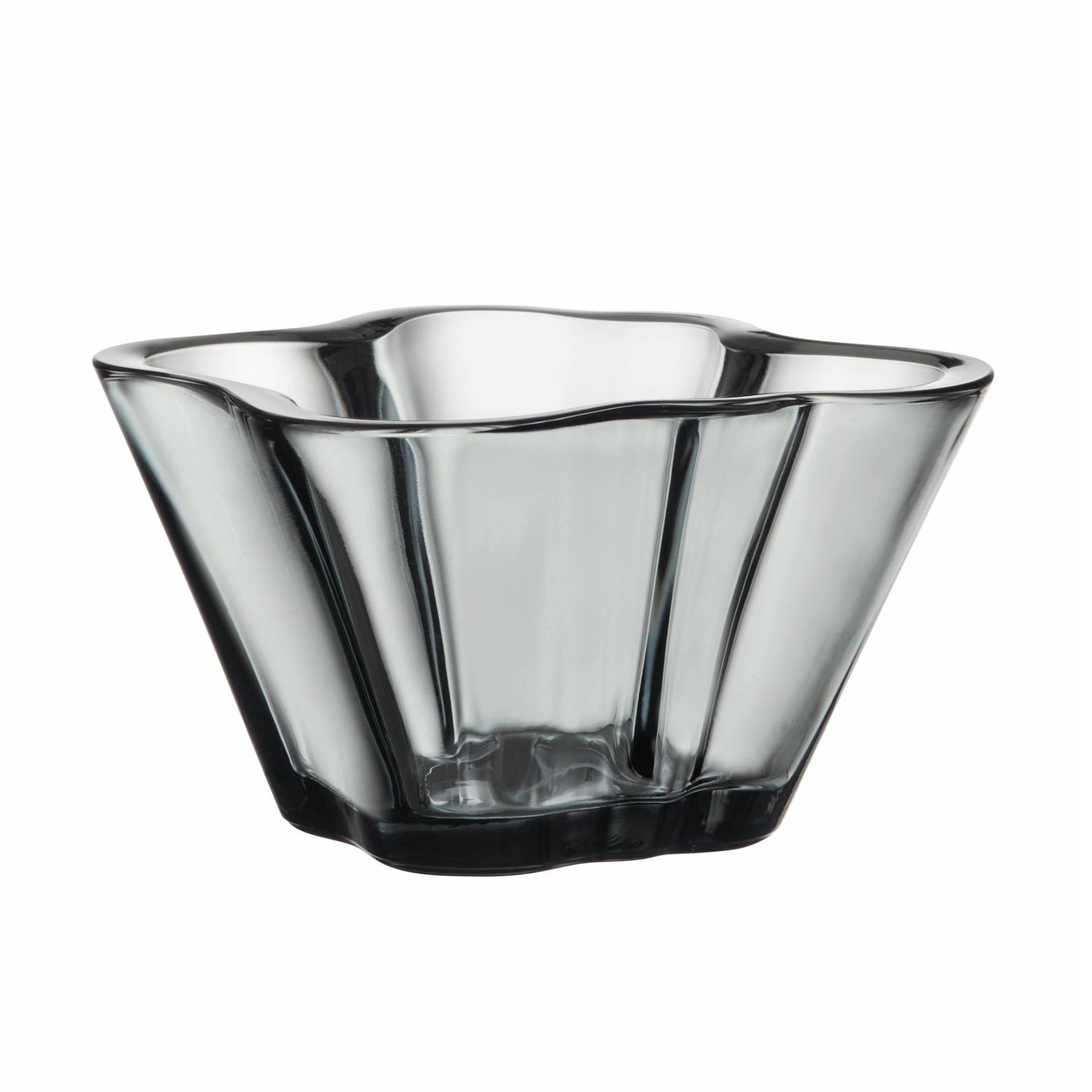 iittala - Alvar Aalto Schale 75mm - grau/H 7,5cm/Handwäsche von iittala