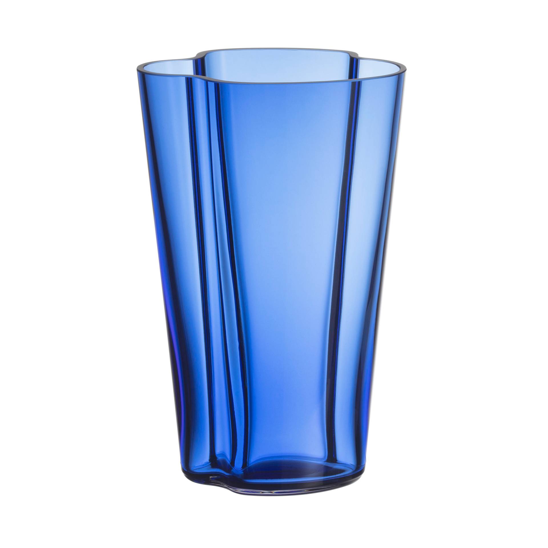 iittala - Alvar Aalto Vase 220mm - ultramarin blau/LxBxH 14x11,2x22cm/Handwäsche von iittala