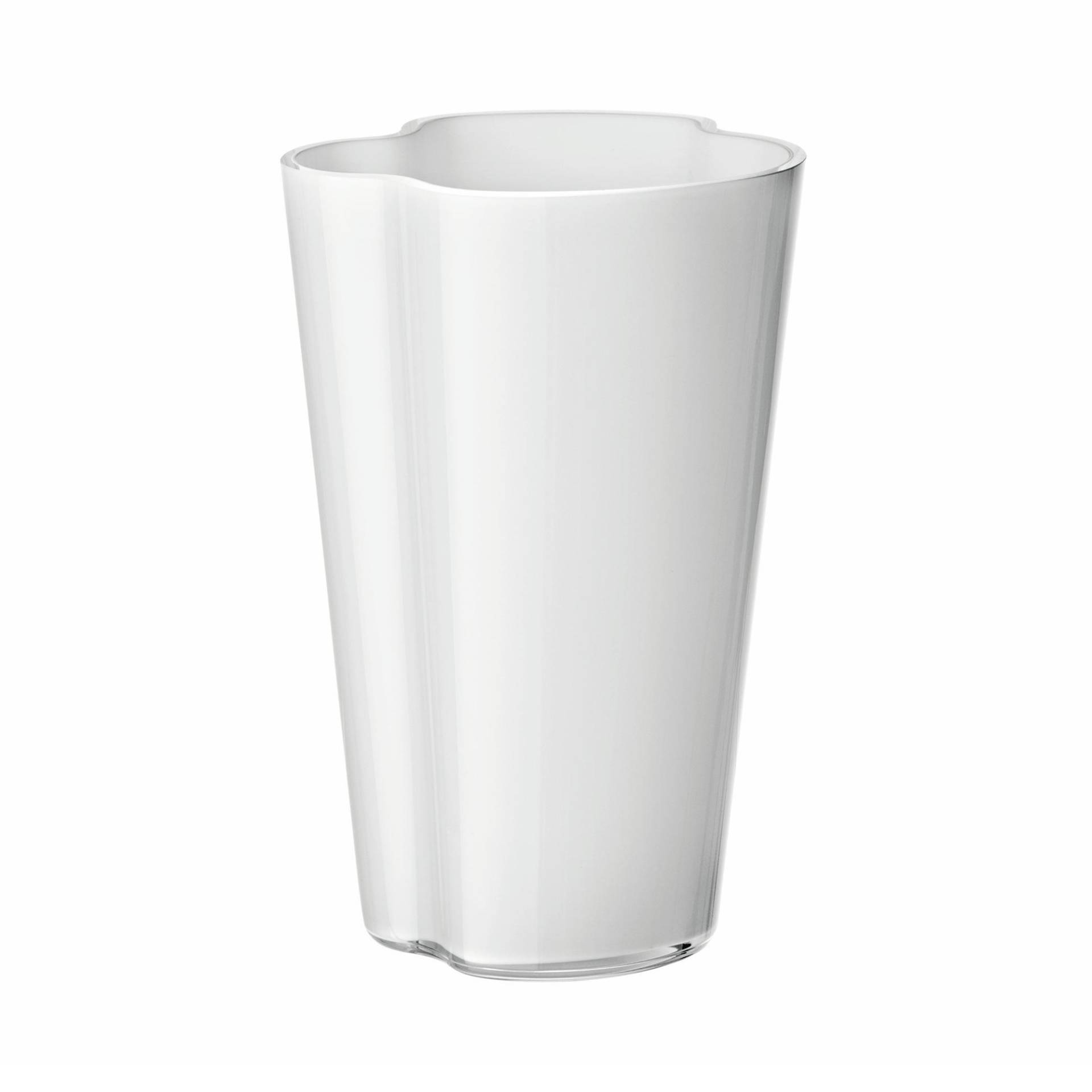 iittala - Alvar Aalto Vase 220mm - weiß/LxBxH 14x11,2x22cm/Handwäsche von iittala