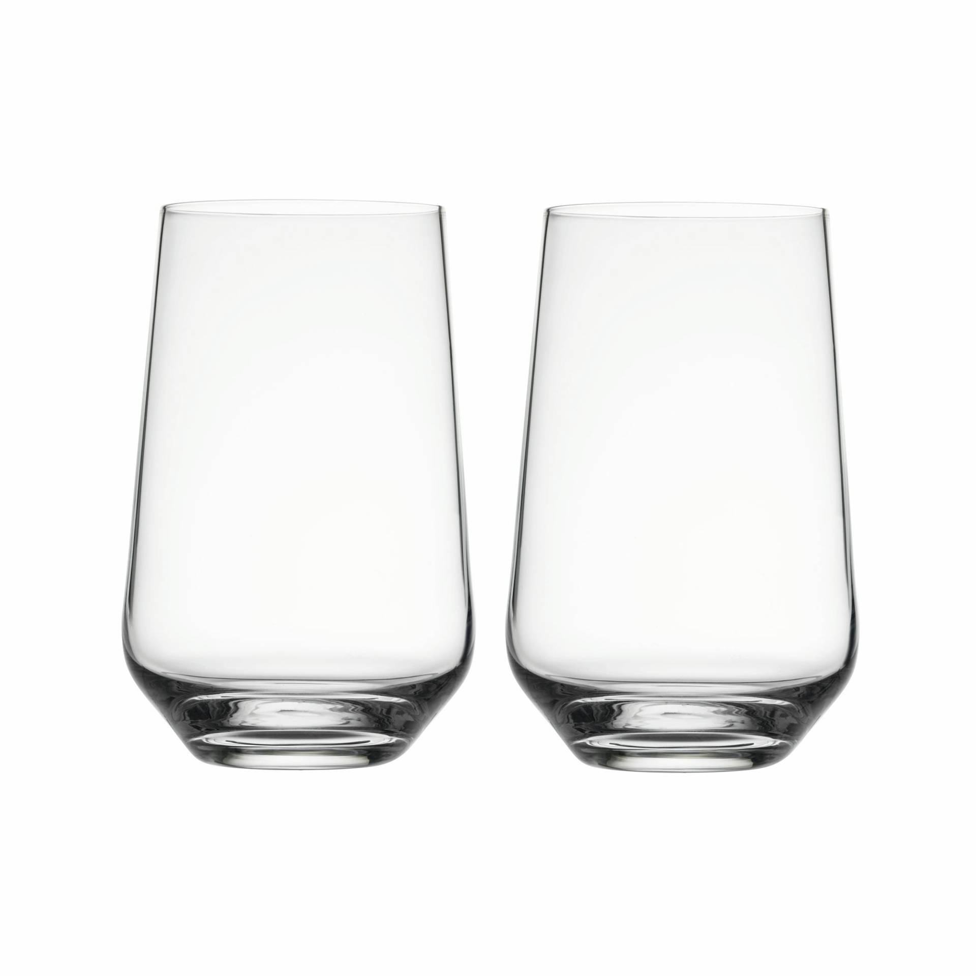 iittala - Essence Wasserglas 2er Set 55cl - transparent/H x Ø 13,3x8,6cm/0,55l von iittala