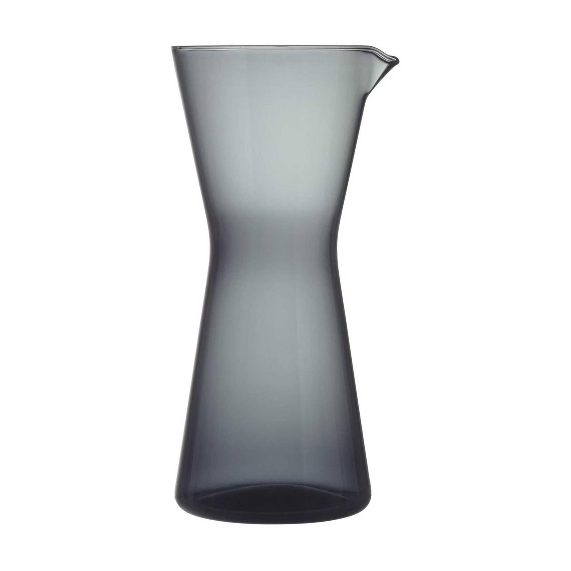 iittala - Kartio Karaffe 95cl - dunkelgrau/H 22cm/0,95L von iittala