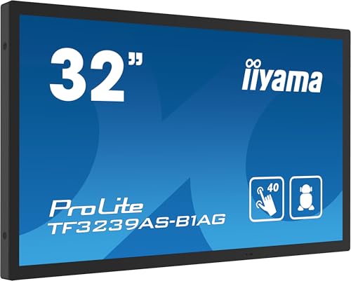 Iiyama Prolite TF3239AS-B1AG 80cm 31,5" IPS LED-Monitor Full-HD Open Frame 40 Punkt Multitouch Bonded PCAP kapazitiv HDMI DP RJ45 RS-232c USB2.0 IP65 Android OS AntiGlare Touch-durch-Glass 24/7 Iiyama Prolite TF3239AS-B1AG 80cm 31,5" IPS LED-Monitor Full-HD Open Frame 40 Punkt Multitouch Bonded PCAP kapazitiv HDMI DP RJ45 RS-232c USB2.0 IP65 Android OS AntiGlare Touch-durch-Glass 24/7 von iiyama