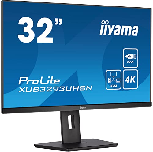 iiyama Prolite XUB3293UHSN-B5 31.5" LED IPS UltraHD 4K USB-C von iiyama