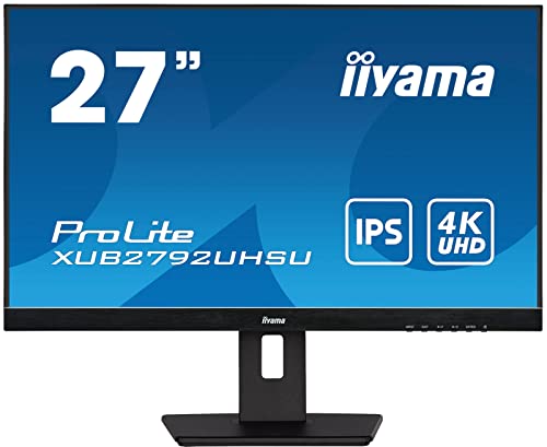 PC-Bildschirm – IIYAMA – XUB2792UHSU-B5 – 27 IPS LED 4K 3840 x 2160 – 4 ms – 60 Hz – HDMI DP USB-C von iiyama