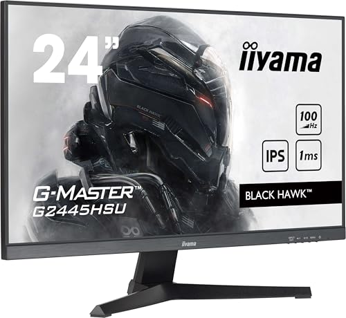 iiyama Black Hawk G-Master G2445HSU-B2 23.8" LED IPS FullHD 100Hz Freesync von iiyama