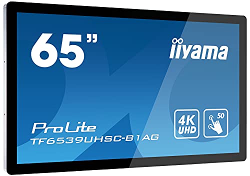 iiyama ProLite TF6539UHSC-B1AG 165cm 65" IPS LED-Monitor 4K UHD Open Frame 50 Punkt Multitouch kapazitiv VGA HDMI DP RS-232c RJ45 7H IP54 AntiGlare Touch-durch-Glass 24/7 iiyama ProLite TF6539UHSC-B1AG 165cm 65" IPS LED-Monitor 4K UHD Open Frame 50 Punkt Multitouch kapazitiv VGA HDMI DP RS-232c RJ45 7H IP54 AntiGlare Touch-durch-Glass 24/7 von iiyama