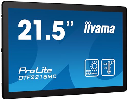 iiyama Prolite OTF2216MC-B1 54,6cm 22" VA LED-Monitor Full-HD Semi-Outdoor Open Frame 10 Punkt Multitouch kapazitiv 935 cd/m² VGA HDMI DP RJ45 IP65 7H Touch-durch-Glas Ant-Fingerprint iiyama Prolite OTF2216MC-B1 54,6cm 22" VA LED-Monitor Full-HD Semi-Outdoor Open Frame 10 Punkt Multitouch kapazitiv 935 cd/m² VGA HDMI DP RJ45 IP65 7H Touch-durch-Glas Ant-Fingerprint von iiyama
