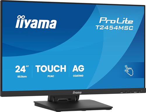 iiyama Prolite T2454MSC-B3AG 60,5cm 23,8" IPS LED-Monitor Full-HD 10 Punkt Multitouch InCell PCAP HDMI DP USB 3.2 AntiGlare-Beschichtung Höhenverstellung schwarz iiyama Prolite T2454MSC-B3AG 60,5cm 23,8" IPS LED-Monitor Full-HD 10 Punkt Multitouch InCell PCAP HDMI DP USB 3.2 AntiGlare-Beschichtung Höhenverstellung schwarz von iiyama