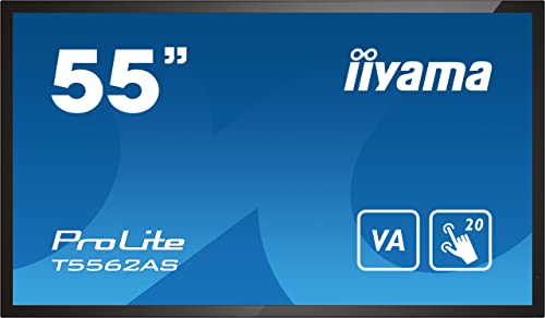 iiyama ProLite T5562AS-B1 138.8cm 54.6" VA LED-Monitor 4K UHD 20 Punkt Multitouch Projectiv kapazitiv HDMI USB2.0 RS-232c in/out RJ45 Android-OS Micro-SD slot 24/7 schwarz iiyama ProLite T5562AS-B1 138.8cm 54.6" VA LED-Monitor 4K UHD 20 Punkt Multitouch Projectiv kapazitiv HDMI USB2.0 RS-232c in/out RJ45 Android-OS Micro-SD slot 24/7 schwarz von iiyama