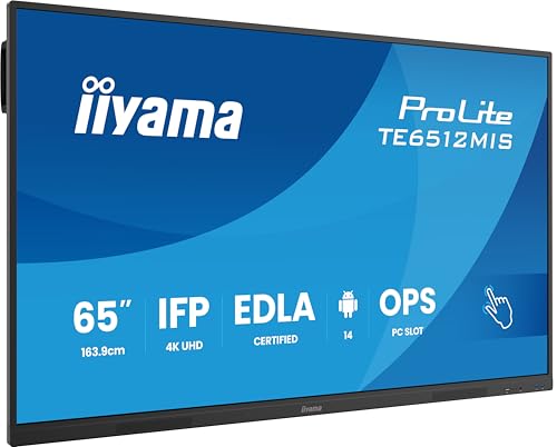 iiyama Prolite TE6512MIS-B4AG Interaktiver 65' 4K UHD Touchscreen für eine interaktive Zusammenarbeit iiyama Prolite TE6512MIS-B4AG Interaktiver 65' 4K UHD Touchscreen für eine interaktive Zusammenarbeit von iiyama