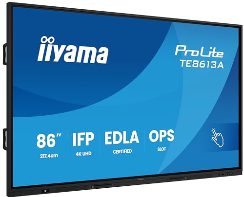 iiyama Prolite TE8613A-B1AG 86“ interaktives Display für die Nahtlose Integration und Zusammenarbeit im Bildungs- und Unternehmensbereichen von iiyama