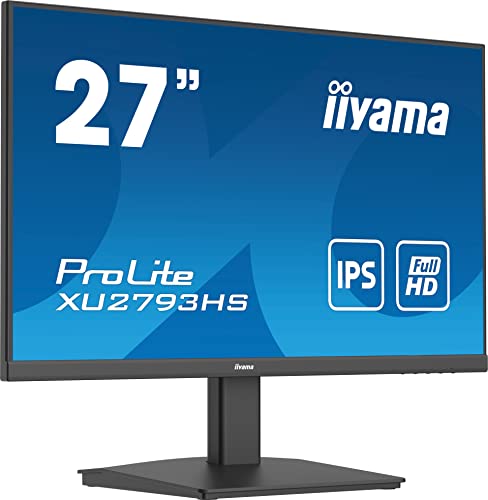 iiyama Prolite XU2793HS-B6 68,6cm 27" IPS LED-Monitor Full-HD 100Hz HDMI DP FreeSync Slim-Line schwarz von iiyama