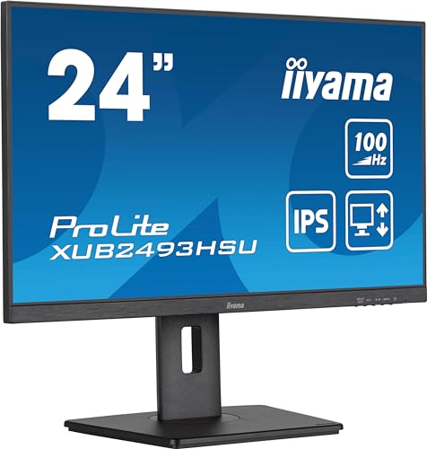 Iiyama Xub2493hsu-b7 24´´ Full Hd Ips Led 100hz Monitor One Size von iiyama