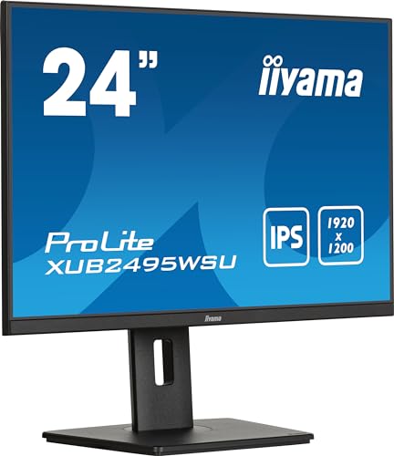 iiyama Prolite XUB2495WSU-B7 61,1cm 24,1" IPS LED-Monitor WUXGA 16:10 HDMI DP USB3.2 USB-C Slim-Line Höhenverstellung Pivot schwarz iiyama Prolite XUB2495WSU-B7 61,1cm 24,1" IPS LED-Monitor WUXGA 16:10 HDMI DP USB3.2 USB-C Slim-Line Höhenverstellung Pivot schwarz von iiyama