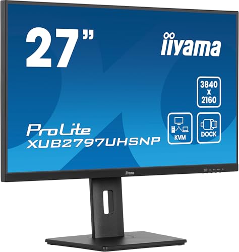 iiyama Prolite XUB2797UHSNP-B1 27" LED IPS UltraHD 4K RJ-45 KVM y USB-C iiyama Prolite XUB2797UHSNP-B1 27" LED IPS UltraHD 4K RJ-45 KVM y USB-C von iiyama