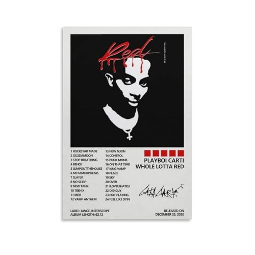 ijshndgn Playboi Carti Poster, Vintage-Kunst, Raumdekoration, ästhetisches Poster für Schlafzimmer, Wohnzimmer, Wände, ästhetisches Poster, 30 x 45 cm, ungerahmter Stil ijshndgn Playboi Carti Poster, Vintage-Kunst, Raumdekoration, ästhetisches Poster für Schlafzimmer, Wohnzimmer, Wände, ästhetisches Poster, 30 x 45 cm, ungerahmter Stil von ijshndgn