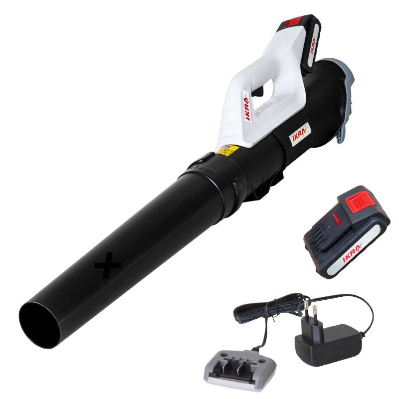 Akku Axial-Laubbläser ICB 20 inkl Akku 20V & Ladegerät von ikra