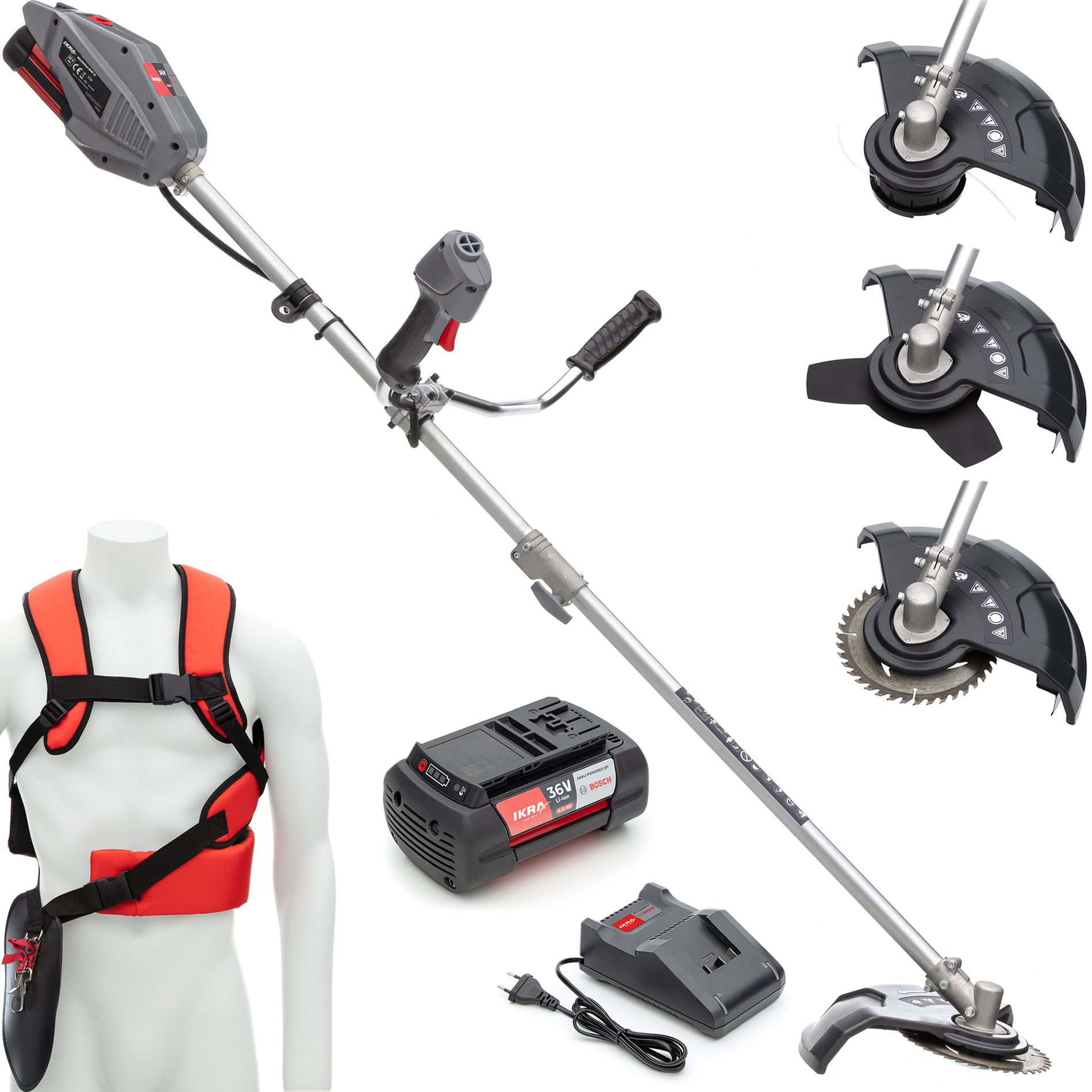 Akku Freischneider IB-BC 33 IKRA BOSCH Freischneider inkl Akku 36V4Ah & Standardladegerät Akku Freischneider IB-BC 33 IKRA BOSCH Freischneider inkl Akku 36V4Ah & Standardladegerät von ikra