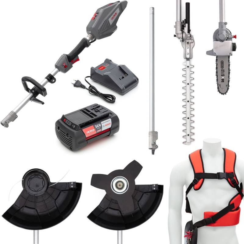 Akku Multitool IB-MT 36 ikra Bosch inkl 36V 4Ah Akku & Ladegerät von ikra