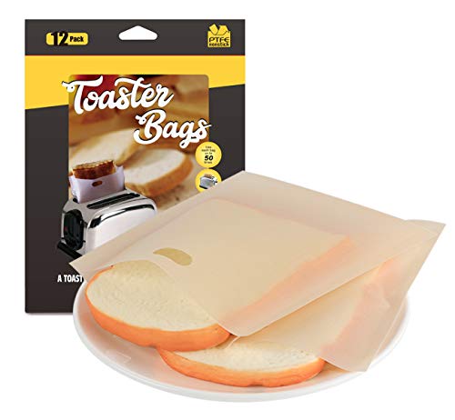 ilauke 12 Stück Wiederverwendbare Sandwich-Toast-Toast-Toast-Toaster zum Verpacken von Sandwich Pizza Taschen aus Mikrowelle von ilauke