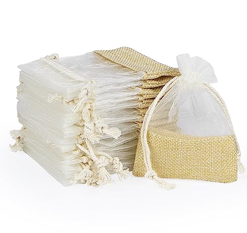 ilauke 30 Stück Mini Organza Säckchen 8x10 cm - Kleine Geschenktüten mit Zugband für Party, Feiern, Weihnachten - Wiederverwendbare Schmuckbeutel ilauke 30 Stück Mini Organza Säckchen 8x10 cm - Kleine Geschenktüten mit Zugband für Party, Feiern, Weihnachten - Wiederverwendbare Schmuckbeutel von ilauke