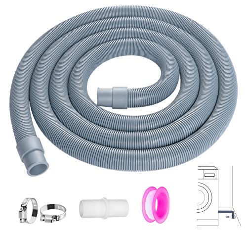 ilauke 2.5m Universal Ablaufschlauch Waschmaschine Set,Waschmaschinenschlauch Verlängerung Geschirrspüler mit Ablaufschlauchverbinder Schlauchschelle und Klebeband für Waschmaschine ilauke 2.5m Universal Ablaufschlauch Waschmaschine Set,Waschmaschinenschlauch Verlängerung Geschirrspüler mit Ablaufschlauchverbinder Schlauchschelle und Klebeband für Waschmaschine von ilauke