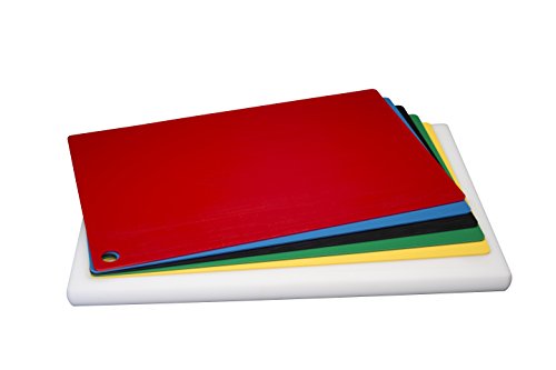 Top Board Profi Schneidebrett Set 7 tlg GN 1/1 53 x 32,5 x 3 cm incl. 6 farbigen wechselbaren Schneidauflagen von ilggro/seleXions