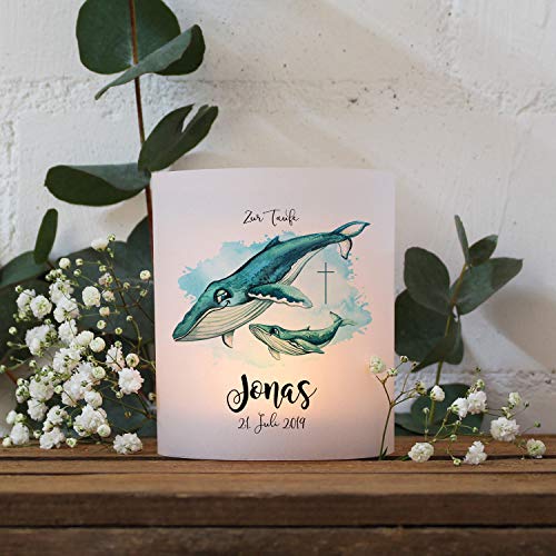 Teelichthüllen zur Taufe 2er 4er Set für Windlichter Teelicht Lichthülle Hülle Wal Fisch mit Kind Kreuz + Wunschname Datum te153 - ausgewählte Menge: *4X Lichthüllen* Teelichthüllen zur Taufe 2er 4er Set für Windlichter Teelicht Lichthülle Hülle Wal Fisch mit Kind Kreuz + Wunschname Datum te153 - ausgewählte Menge: *4X Lichthüllen* von ilka parey wandtattoo-welt