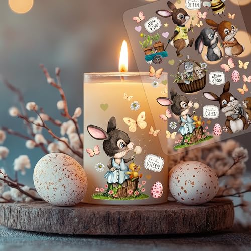 ilka parey Sticker Ostern Häschen Ostermotive Frühling - Rubons - Rub on DIY für Windlicht Teelicht- Wunderschöne Osterdeko A5 Bogen rb21 ilka parey Sticker Ostern Häschen Ostermotive Frühling - Rubons - Rub on DIY für Windlicht Teelicht- Wunderschöne Osterdeko A5 Bogen rb21 von ilka parey wandtattoo-welt