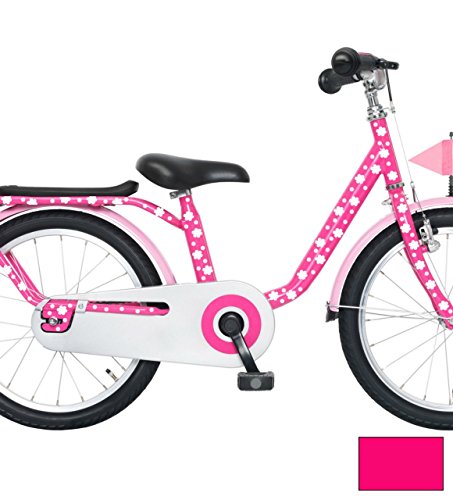 ilka parey wandtattoo-welt Fahrradaufkleber Fahrrad Blüten und Punkte 94 Teile Set M1581 - ausgewählte Farbe: *Pink* von ilka parey wandtattoo-welt