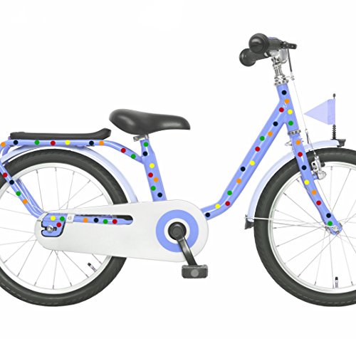 ilka parey wandtattoo-welt Fahrradaufkleber Set Konfetti Bunte Punkte Fahrradsticker Aufkleber für Kinder M1009 von ilka parey wandtattoo-welt